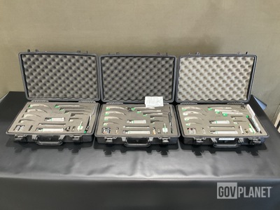 (3) Welch Allyn Comprehensive Laryngoscope Kits