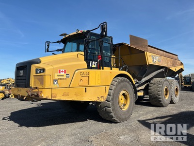 2018 Cat 745 を見 Articulated Dump Truck