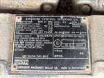 Motor with Emission Label