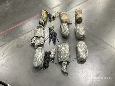 (166) ICS Improved Combat Shelters & (10) Lite Fighter Tents