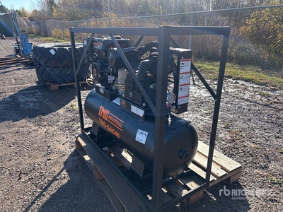 TMG GAC40 30 cfm Skid-Mounted 40 gal Air Compressor (Unused)
