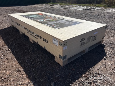TMG MSC1220F 12 ft x 20 ft Metal Abri Voiture (Unused)