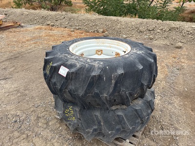 Quantity of (2) 16.9-26 Tyres - Fits Ford