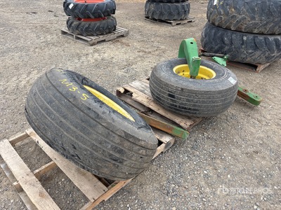Quantity of (2) 14L-16.1 Tyres - Fits John Deere