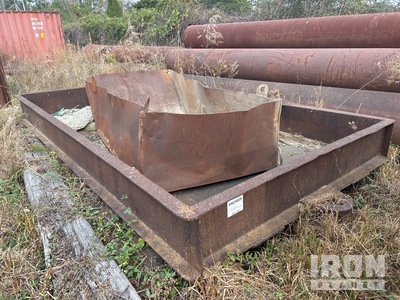 Quantity of (2) Steel container frame