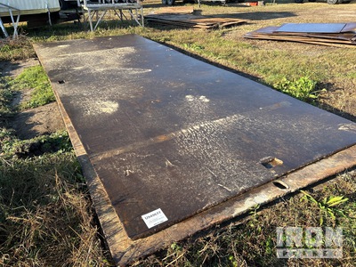 Quantity of (5) 8 ft x 20 ft (1 in Thick) Steel Plates