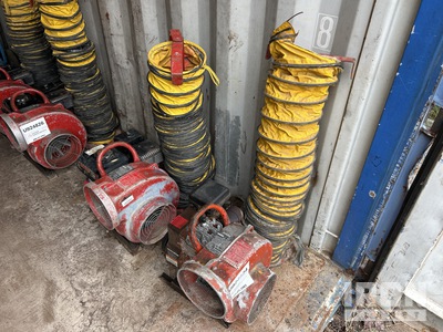 Quantity of (2) General  GP8 Manhole Blowers w/ Hoses