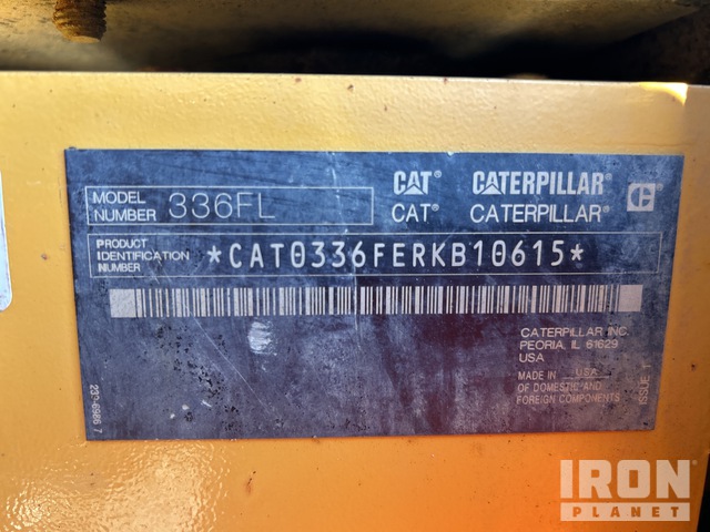 EXCAVADORA 2017 CATERPILLAR 336FL