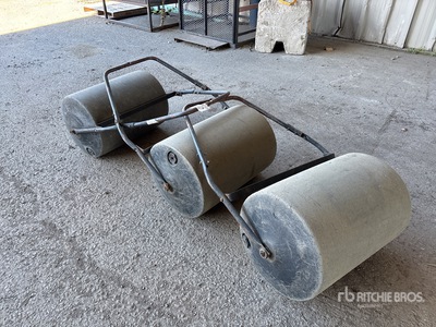 Quantity of (3) Water/Sand Filled Lawn Rollers