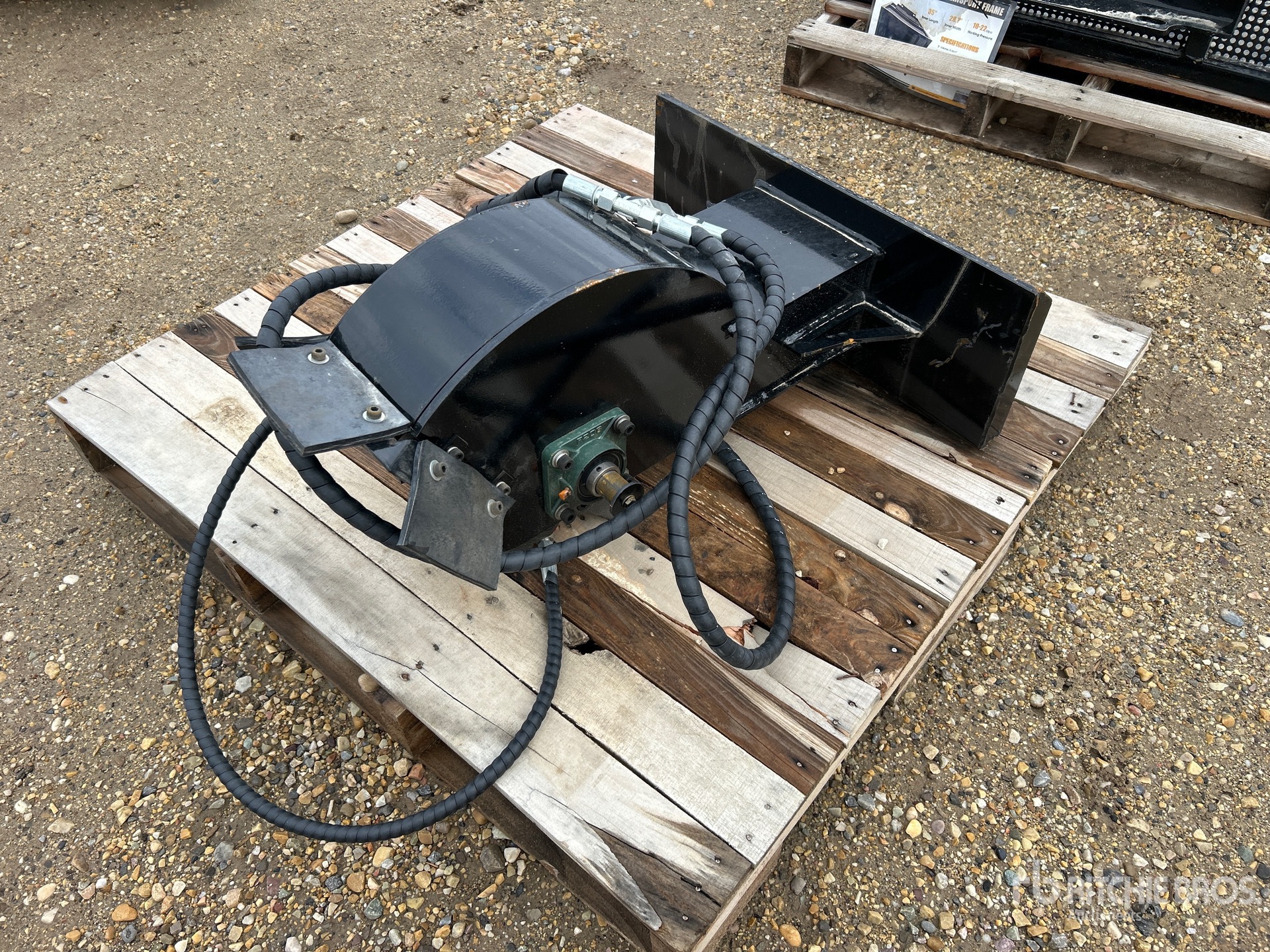 Mini Skid Steer Stump Grinder (Unused)