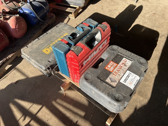 Quantity of (3) Electric Rotary Hammers and (1) Electric Core Drill