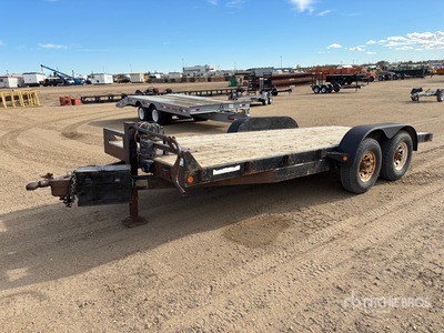2007 Norte 18 ft T/A مقطورة مسطحة