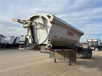 2008 Midland TW2500 16 ft T/A Lead Remorque à benne latérale