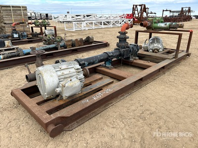 2000 Custom Built Skid-Mounted Hydraulic Sludge Pump