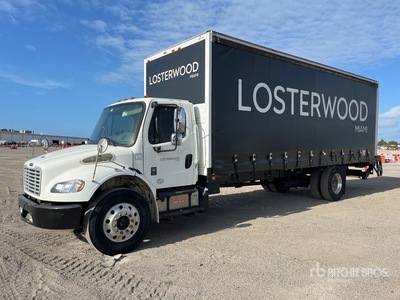 2013 Freightliner M2106 4x2 Curtain Side Truck