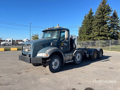 2014 Mack GU813 8x4 Twin-Steer Cab and Chassis