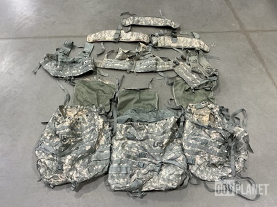 (23) Large Field Rucksacks, (35) Fighting Load Carriers & Assorted Items