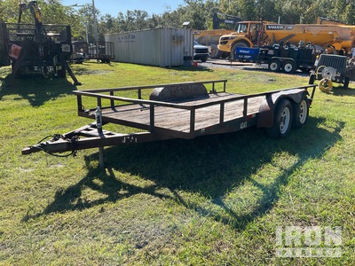 14 ft T/A Trailer utilitario
