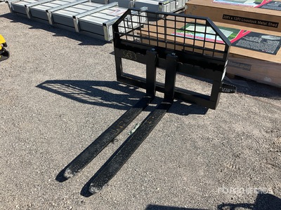 JBX 4000 48 in Skid Steer Forks (Unused)