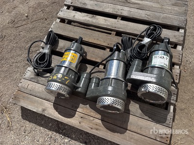 Quantity of (3) Mustang MP4800 2 in Electric Submersible Water Pump (Unused)