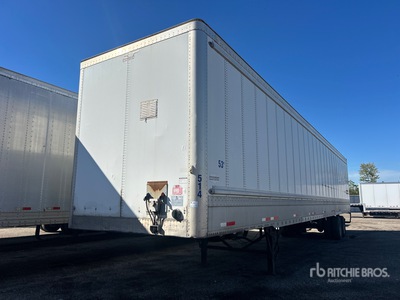 2014 Wabash 53 ft x 102 in T/A Van Trailer
