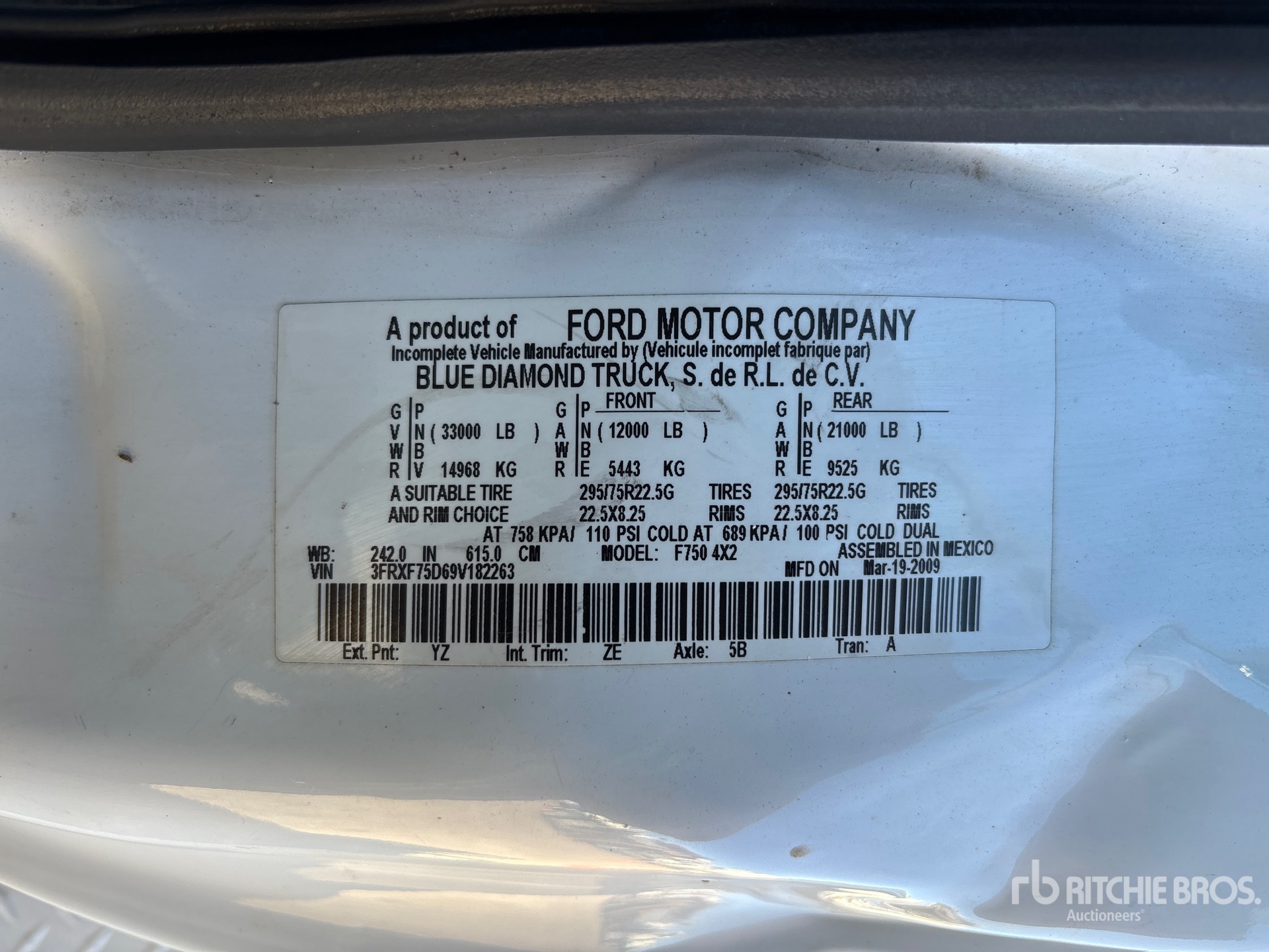 2009 Ford F-750 4x2 Servicewagen