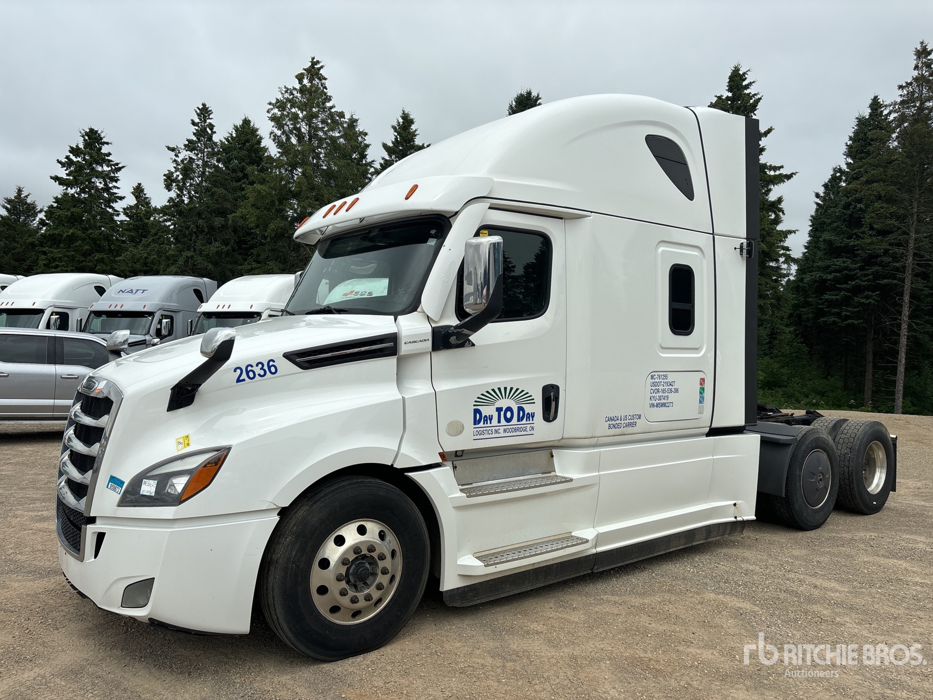 2021 Freightliner Cascadia 126 6x4 T/A Sleeper Truck Tractor