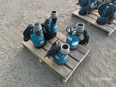 Quantity of (4) Tsurumi 3 In Pompe à eau submersible électrique