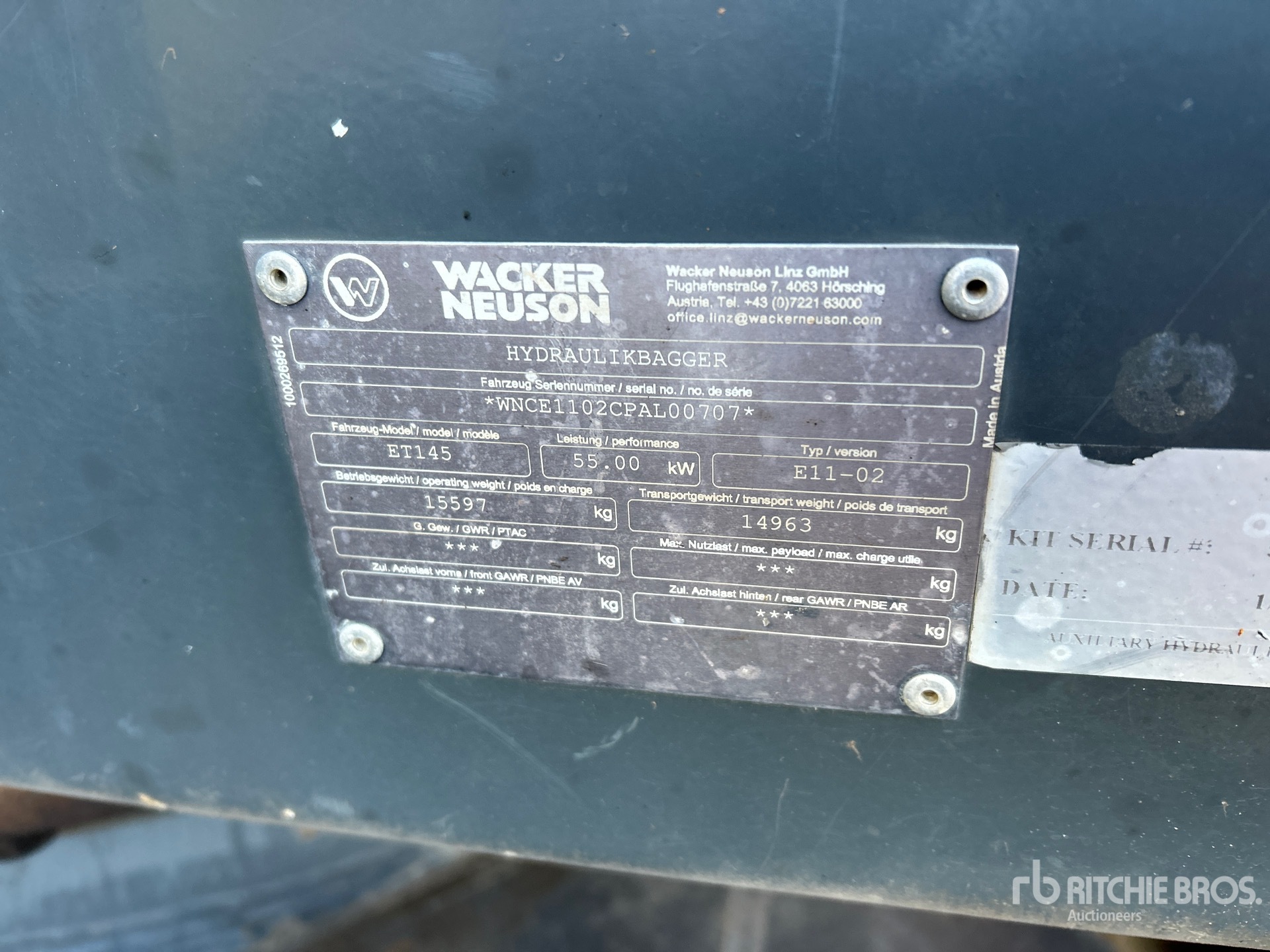 Wacker Neuson ET145 Tracked Excavator