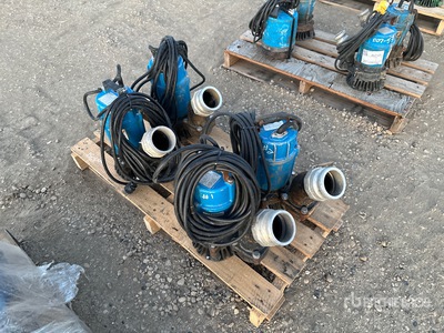 Quantity of (4) Tsurumi 3 In Pompe à eau submersible électrique