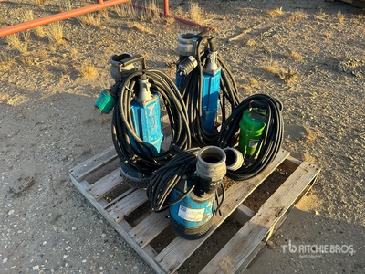 Quantity of (4) Tsurumi 3 In Pompe à eau submersible électrique
