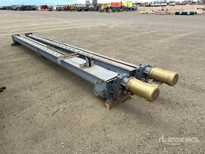 Quantity of (2) Canada Conveyor Systems 8 in x 20 ft Grain Auger