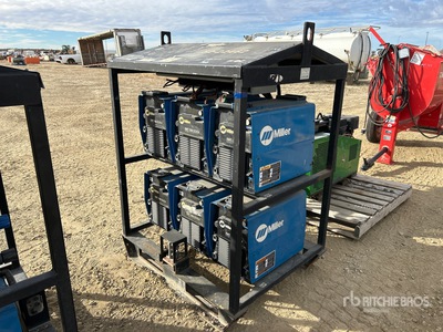 Quantity of (6) Miller XMT350 Multi-Process Electric Welder