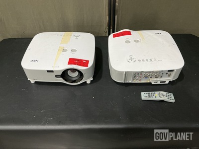 (2) NEC NP2250 Projectors