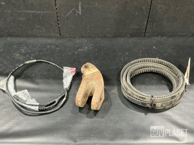 (4) Brackets, (4) V Belt Sets & Assorted Items