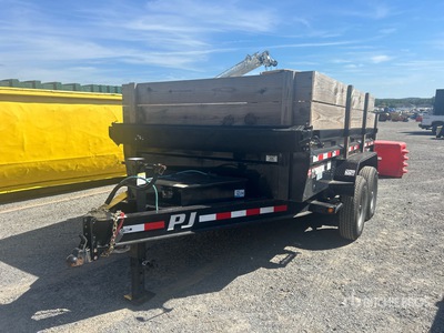 2022 PJ 1D172 16 ft T/A Rimorchio Leggero Ribaltabile