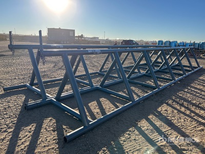 Quantity of (2) 28 ft x 48 in x 42 in Engineered Steel Pipe Stand