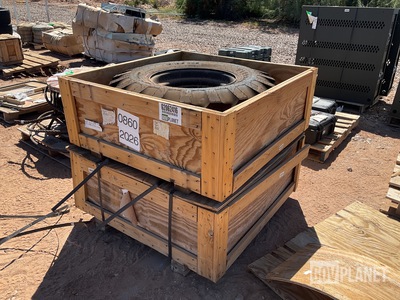 (2) Firestone 15-19.5 Tires w/Wheels
