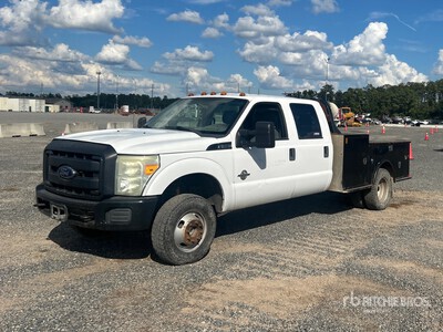 2016 Ford F-350 4x4 Crew Cab Platte vrachtwagen