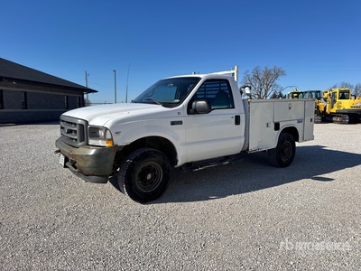 2002 Ford F-250 4x4 Utiliteits vrachtwagen