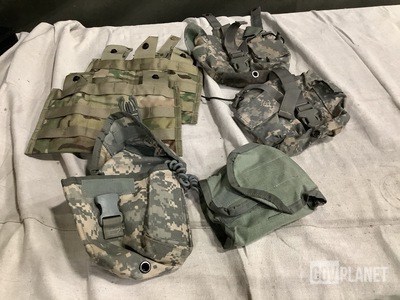 (65) General Purpose Canteen Pouches, (12) First Aid Kits & Assorted Items