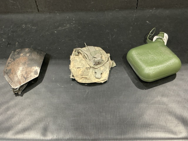 (309) Pouches, (45) Entrenching Tools, (109) Carriers & (91) Canteens