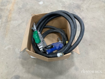 Quantity of (2) Fill Rite Auto Shut Off Fuel Handles & Hoses