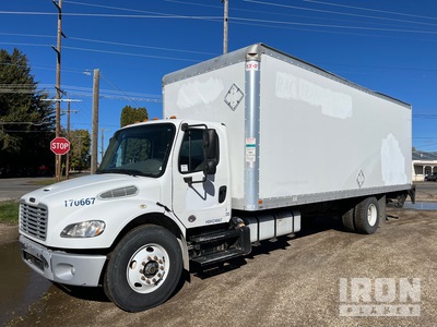 2017 Freightliner M2 4x2 S/A Day cab van box w/Liftgate Van Truck