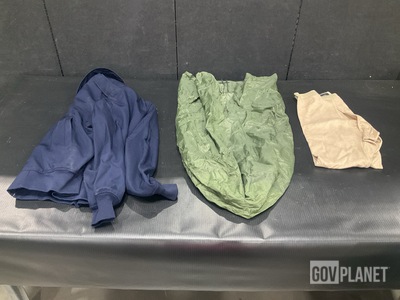 (20) Clothing Bags, (37) Men's Jackets, (7) Pairs of Drawers & Assorted Items