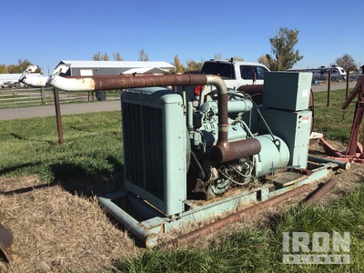 Detroit 150 kW Skid-Mounted with fuel tank مولد