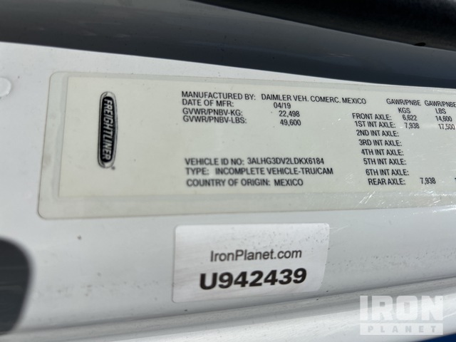 CAMIóN CHASIS 2020 FREIGHTLINER 114SD