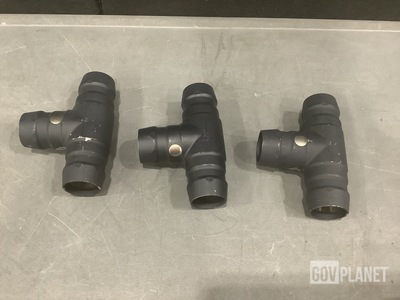 (3) Designed Metal Connections DNR0047V20 Tube Tees