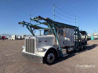 2016 Peterbilt 389 6x4 Sleeper Car Carrier Truck