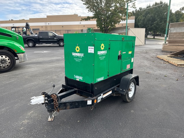 2014 Multiquip DCA25SSIU4FSG 25 kVA Mobile Generator Set (Inoperable)
